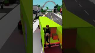 That lady started to fly 😭 roblox brookhaven funny meme robloxmemes truck foryou shorts [upl. by Ennovehs]