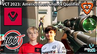 Sentinels vs 100T Epic Match  Americas Last Chance Qualifier [upl. by Oicneconi]