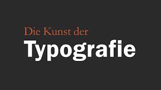 TypografieSchriftgestaltung [upl. by Abba153]