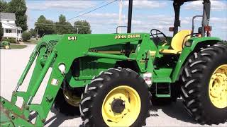 1999 JD 5510 710 Hours 1 Owner Tractor For Sale by Mast Tractor [upl. by Leonteen]