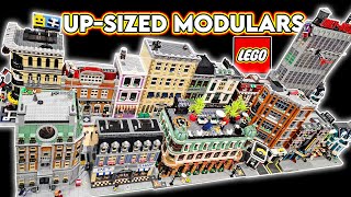 10x UpSized LEGO Modular Buildings Complete Overview [upl. by Cis935]