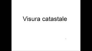 Visura catastale on line gratuita [upl. by Abigale234]