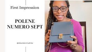 My First Polene Bag  Polene Numero Sept Mini First Impression [upl. by Notyard]