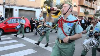 Gloria y honor Jueves Santo Legionario 2014 HospitaletBarcelona [upl. by Ymmas155]