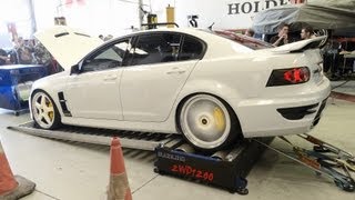 Supercharged HSV GTS dyno [upl. by Olimreh82]