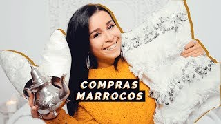 COMPRAS DE MARROCOS DECORAÇÃO ROUPA E SOUVENIRS  Inês Rochinha [upl. by Ahders]