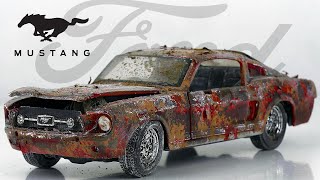 Abandoned Ford Mustang Model Car Restoration [upl. by Rma]