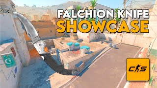 Falchion Knife  CounterStrike 2  Showcase  Animation on Source 2 Engine [upl. by Mair]