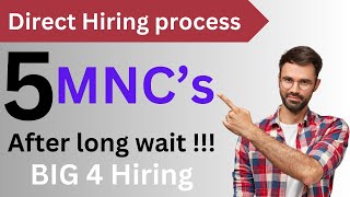 Biggest Hirings  Fresher  Experienced  MNC Hirings 24 23 22 21 20 [upl. by Ennaylil923]