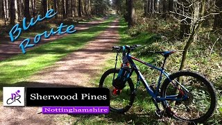 Sherwood Pines Blue Cycle Route Video 2015 [upl. by Vickie]