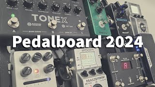 Pedalboard 2024  TONEX DUAL MULTISTOMP e mais [upl. by Melda]