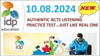 NEW BRITISH COUNCIL IELTS LISTENING PRACTICE TEST 2024  10082024 [upl. by Kylstra]