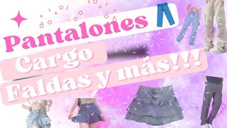 PANTALONES CARGO FALDAS Y MÁS MEZCLILLA DE CALIDAD [upl. by Ogu263]