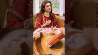 😮Hiba bukhari ne btaya apna secret face mask how to make multani mati mask shorts youtubeshorts [upl. by Naenej]