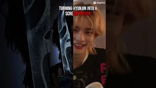 Turning Hyunjin into a Scream poster hyunjn skz straykidsscream [upl. by Wendeline983]