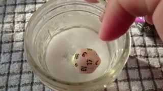 How to check the balance of your D20 with the dice float test  Original [upl. by Crow]