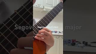 Segovia scales G major guitar [upl. by Erdua]