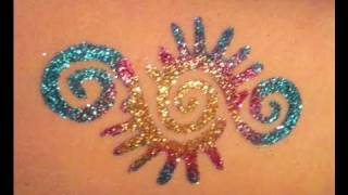 How to Do Glitter Tattoos Tutorial [upl. by Senior]