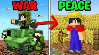 Minecraft but From WAR to PEACE… [upl. by Naimed]