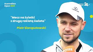 Australian Open Sierzputowski zadowolony ze Świątek quotMecz na żyletki z drugą rakietą świataquot [upl. by Melloney]