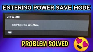 Entering Power Save Mode Pc Problem [upl. by Buatti596]