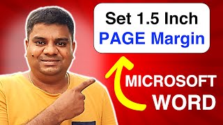 How to put 15 Margin in Microsoft Word [upl. by Quincey511]