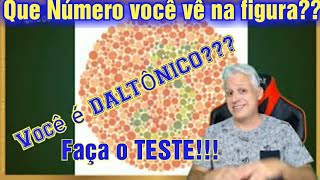 Você é Daltônico Faça o teste do Daltonismo Teste de Ishihara [upl. by Llehcar]