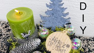 Holzkiste winterlich dekorieren diy weihnachten diycrafts xmas [upl. by Haland]