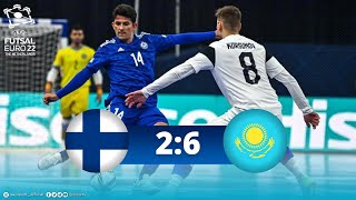 Обзор матча Финляндия  Казахстан  26 EURO 2022 Групповой этап [upl. by Mohamed]