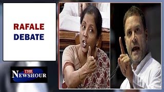 Explosive showdown in Parliament NirmalaRahul war of words  The Newshour Debate 4th Jan [upl. by Theresina]