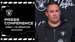 Coach McDaniels ‘We’re Going to Prepare as Hard as We Can to Win  Week 1 vs Broncos  NFL [upl. by Joselyn]