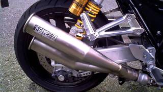 Campbell exhaust Yamaha XJR 1300 [upl. by Imotih]