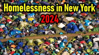 Homelessness in New York State Growing homeless crisis in 2024 [upl. by Oyam]