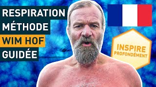 Respiration Méthode Wim Hof Guidée pour Débutants 3 Rounds Rythme Lent [upl. by Andris]