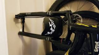 Fat Bike wall mount made easy diy [upl. by Goto274]