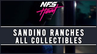 Need for Speed Heat  Sandino Ranches All Collectables [upl. by Harras609]