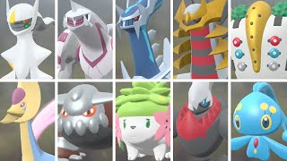 All Legendary Pokemon amp How To Catch Them In Pokemon Legends Arceus [upl. by Aikym]