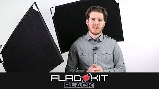 Digital Juice Flag Kit Black Affordable Flag Lighting Kit to Control Lighting in PhotoVideo Shoots [upl. by Haon432]