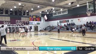 WS Girls Basketball v River Valley January 27 2024 [upl. by Murage343]