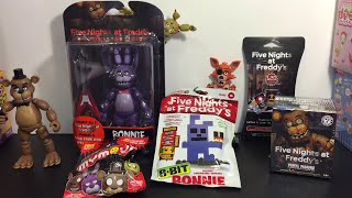 Five Nights at Freddys Bonnie Funko action figure Mystery Mini 8bit cards Mymoji Blind Bags [upl. by Pebrook]