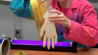 Tonic Water Hand a fun athome science experiment [upl. by Jaime]