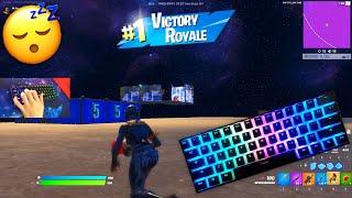 1 HOUR Sleeping ASMR Mechanical Keyboard Sounds 😴 ASMR 😍 Fortnite Bios ZoneWars Gameplay 240FPS [upl. by Aubin]