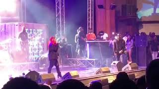 Eno shocks Sarkodie with freestyle at Rapperholic Concert 2017 [upl. by Lavud]