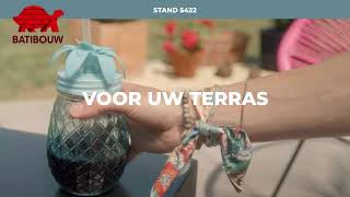 Kom met ons praten over uw terrasproject op Batibouw stand 5422 [upl. by Hseham]