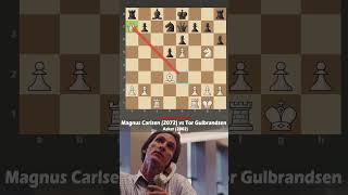 11 Year Old Chess Prodigy Magnus Carlsen Makes His Most Famous Move [upl. by Alfi]