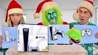 El que dibuje mejor se lo LLEVA los Regalos De Papá Noel  El GRINCH nos ha quitado PS5 [upl. by Yseulta]