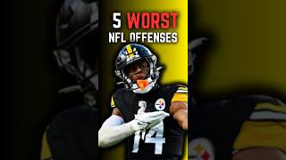 5 Worst NFL Offenses nfl draft fantasyfootball fantasysports draftday americanfootball [upl. by Mallory130]