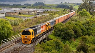 KiwiRail in the Upper North Island  Summer 2022 4K [upl. by Eolanda]