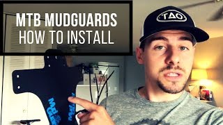 Mudguard MTB Review  HOWTo Video amp Installation [upl. by Ogilvie341]