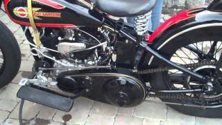 Antique HarleyDavidson 1932 VL Bobber [upl. by Suoirtemed665]